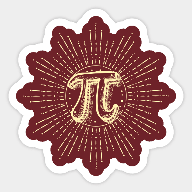 Pi Day, Pi Number, Cute Pi Day Gift Sticker by The Dream Team